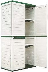 Universal-Schrank XXL Gartenschrank Kunststoffschrank ca. 180 x 50 x 75