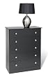 Dresser/Drawer Chest, Black