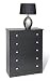 Dresser/Drawer Chest, Black
