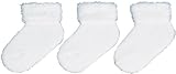 Erstlingsocken 3er Uni- 0-3 Monate weiss