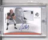 2007 SP Authentic #276 Joe Thomas - Cleveland Browns (RC - Rookie Card - Autographed - Piece of Jersey - Serial #'d to 725)(Football Cards)