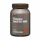 GNC pumpkin seed oil 1000mg 100 cap