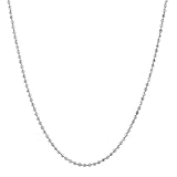 Karat Platinum Popcorn Link Necklace