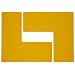 Brady ToughStripe Nonabrasive L Shape Floor Marking Tape