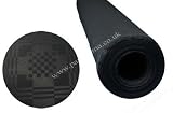 Black Paper Banquet Roll 25M X 1.2M - Party Supplies