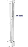 Divider for 10 Shaker Paneled Column