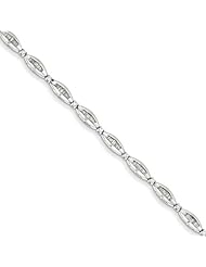 Sterling Silver Diamond Bracelet
