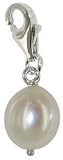 Chrysalis Sterling Silver Ladies Freshwater Pearl Charm
