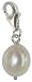 Chrysalis Sterling Silver Ladies Freshwater Pearl Charm