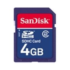 SanDisk Secure Digital High Capacity (SDHC) Speicherkarte 4GB (original Handelsverpackung)