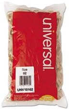 (3 Pack Value Bundle) UNV00162 Rubber Bands, Size 62, 2-1/2 x 1/4, 490 Bands/1lb Pack