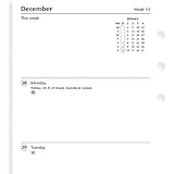 Filofax Week To View Refill For 2016 Yearly Calendar, White
