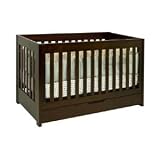 Mercer 3 in 1 Convertible Crib in Espresso