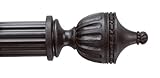 IMAGE OF Napoli Black Curtain Rod Set