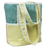 Hoohobbers Designer Tote Diaper Bag - Primary Checkers