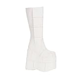 DEMONIA STACK-301 Pleaser Mens Shoes Knee Platform Boots Leather White Patches Gothic Sexy by var goTwisterProductImageStrings = new Object();goTwisterProductImageStrings['prodImageNotAvailTextNoColor'] = 