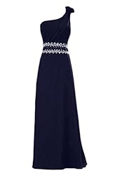 One Shoulder Chiffon Evening Dress/Prom Dress/Party Dress 