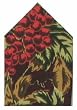 Durable Hand Woven 100% Cotton Silk Screen Brown Grapes Print Napkins 22x22 Inches Set of Six