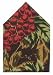 Durable Hand Woven 100% Cotton Silk Screen Brown Grapes Print Napkins 22x22 Inches Set of Six