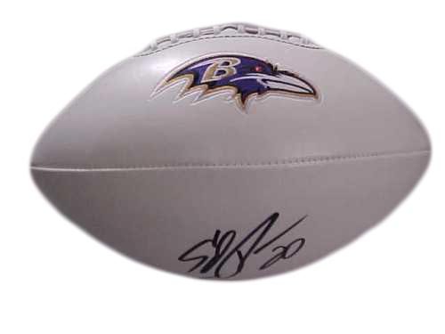 Ed Reed Autographed Baltimore Ravens Full Size Football