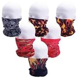 Casual Outfitters 6pc Tube Headband Set Multi-Use Assorted One Size Fits Most Beautiful