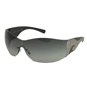 AUTHENTIC PRADA SUNGLASSES SPR 58F GUNMETAL 5AV-5D1