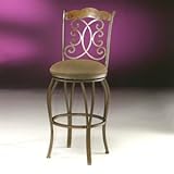 Pastel Furniture AH-225-30-AR-603 Athena Swivel Bar Stool