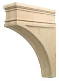 Hafele Arts and Craft Corbel (198.04.130) 9 x 2-7/8 x 12, Maple