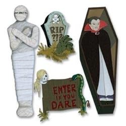 Jolees Boutique Themed Ornate Stickers, House Decorations (Halloween)