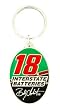 Bobby Labonte Pewter Key Ring - NASCAR NASCAR Fan Shop Sports Team Merchandise
