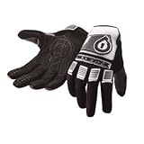 SixSixOne YOUTH Comp Full-Finger Gloves, Black/White, Small (4)