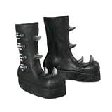 Pony Express - Gothic Spike Latex Boot Covers For Boys Costume