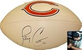 Jay Cutler Autographed/Hand Signed Chicago Bears Logo Football