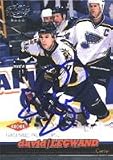Andy Delmore, Nashville Predators, 2003 Topps Total Autographed Card