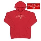 Boston Red Sox MLB Youth JV Hooded Sweatshirt by Antigua (Dark Red) (X-Large)