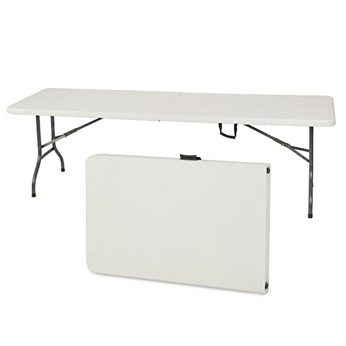 ARKSEN&copy; Portable Folding Table Party Patio Outdoor Furniture, 8 Feet