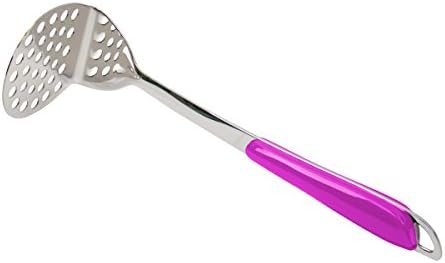Stainless Steel Potato Masher in Purple by Cellar Made