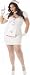 Plus Size Sexy Nurse Costume - 4 Piece Set - 3X