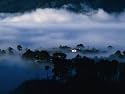 Low Cloud Surrounding House Within Forest, Sagada, Mountain, Philippines, Ilocos Photographic Poster Print by Richard I'Anson, 16x12