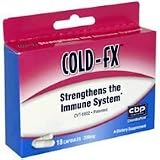 Cold-fX CVT-E002, 200 Mg Capsules - 18 ea