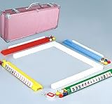 Western Mah Jongg Set In Pink Aluminum Carrying Case -