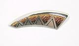 Skara Shard Silver Enamel Brooch