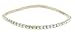 Anklet - A1 - Swarovski (tm) Crystal - Stretch ~ Clear AB Irridescent