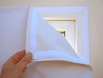 Velcro Blackout Kit for complete darkness, 2m x 1.35m , Cream