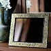 Lacquered wood mirror, 'Golden Blossoms' Image