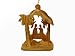 Olive Wood Ornament-Angel House Nativity