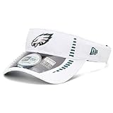 NFL Unisex Adult Philadelphia Eagles Training Camp Visor (White, One Size Fits All)