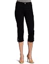 Not Your Daughter's Jeans Women's Rhinestone Grommet Capri