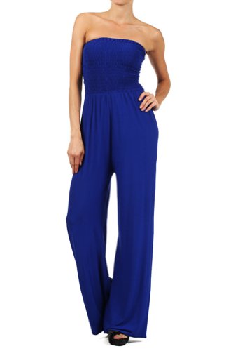 Modern Kiwi® Alexa Solid Strapless Jumpsuit