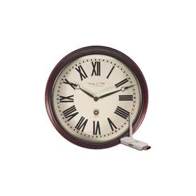Digital Wireless Wall Clock Hidden Camera w  USB Receiver by 